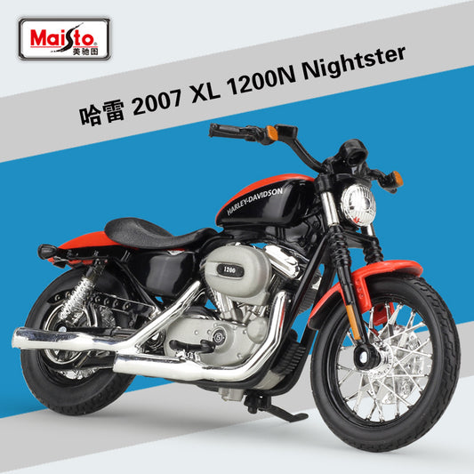 1/18 Scale Harley-Davidson Sportster XL1200N Nightster Diecast Model Motorcycle