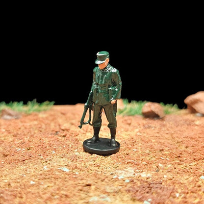 1/72 Scale WWII Army Soldiers Painted Figures for Model Dioramas