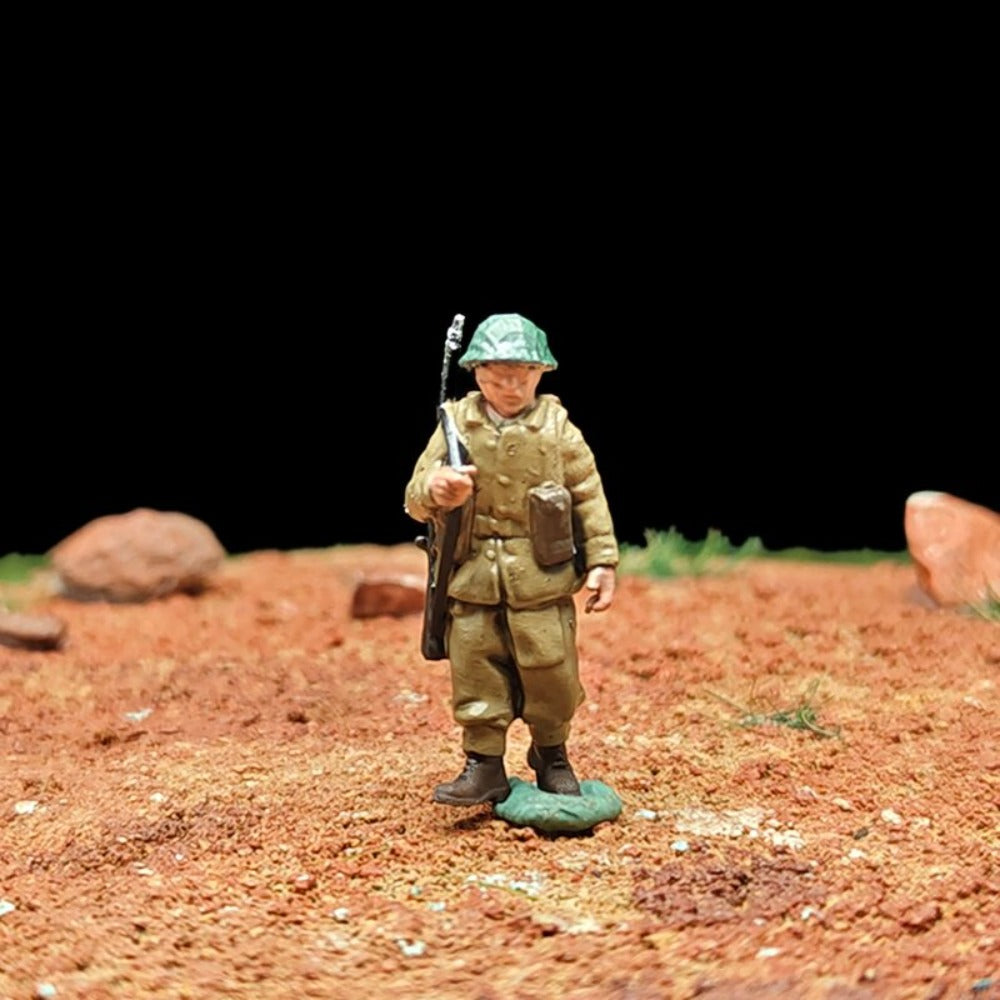 1/72 Scale Army Soldiers Painted Figures for Model Dioramas