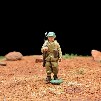1/72 Scale Army Soldiers Painted Figures for Model Dioramas