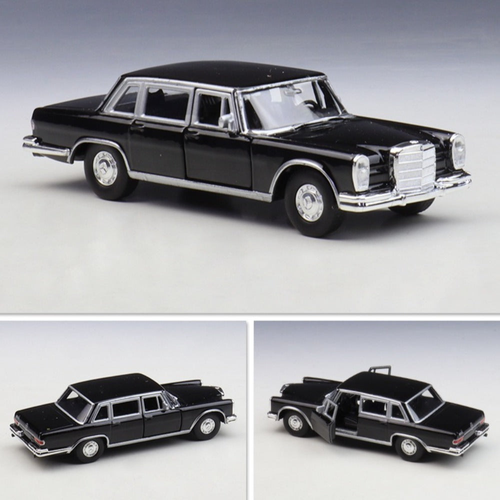 1/36 Scale Mercedes-Benz 600 Limousine Diecast Model Car Pull Back Toy