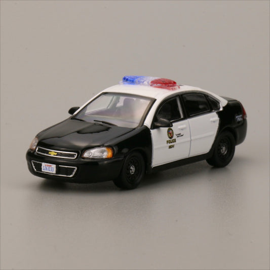 1/64 Scale Chevrolet Impala LAPD Police Car Diecast Model