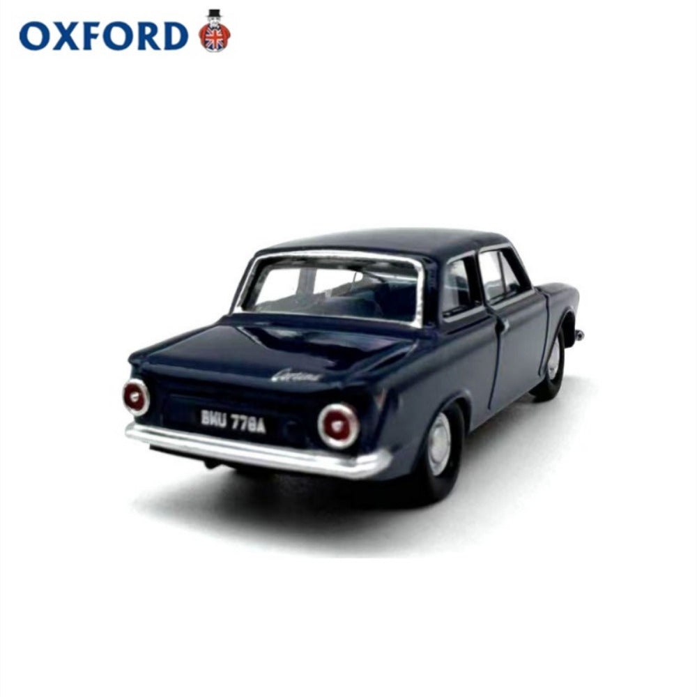 1/76 Scale Ford Cortina Mk1 Blue Diecast Model Car