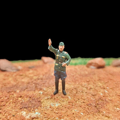 1/72 Scale WWII German Army Soldiers Painted Figurines Set for Model Dioramas