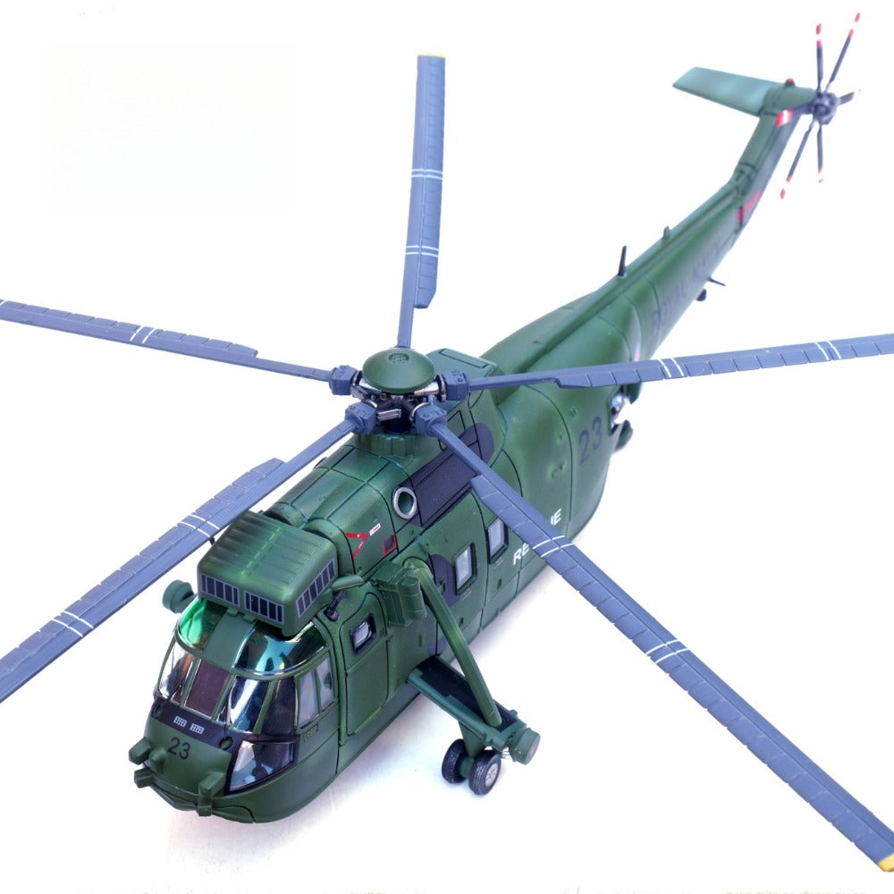 1/72 Scale Westland Sea King HC.4 Royal Navy ZF123 Helicopter Diecast Model Aircraft