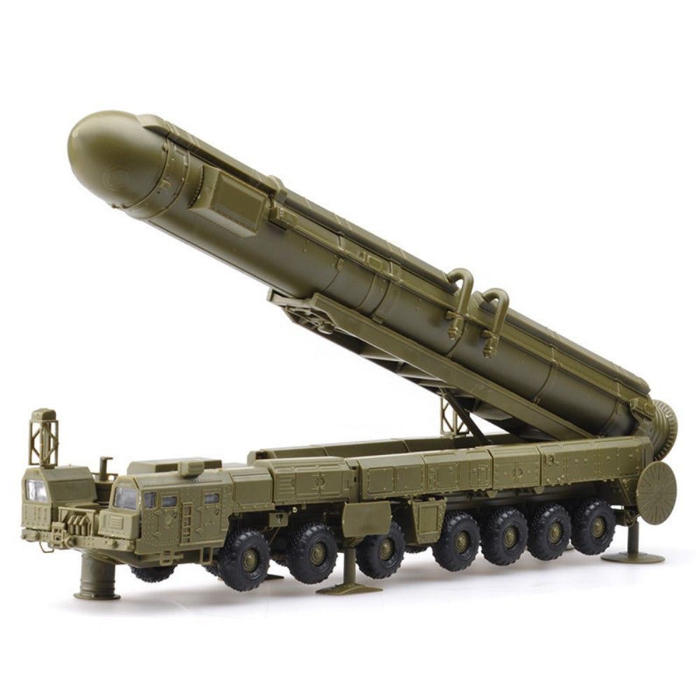 1/72 Scale RT-2PM Topol SS-25 Sickle Russian Intercontinental Ballistic Missile Pre-built Plastic Collectible Model