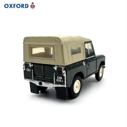1/76 Scale Land Rover Series IIA SWB Canvas Diecast Model Car
