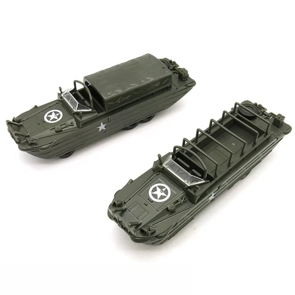 1/72 Scale DUKW US Amphibious Transport Vehicle Pre-built Plastic Collectible Model