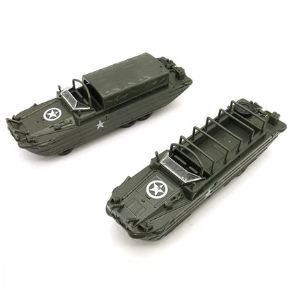 1/72 Scale DUKW US Amphibious Transport Vehicle Pre-built Plastic Collectible Model