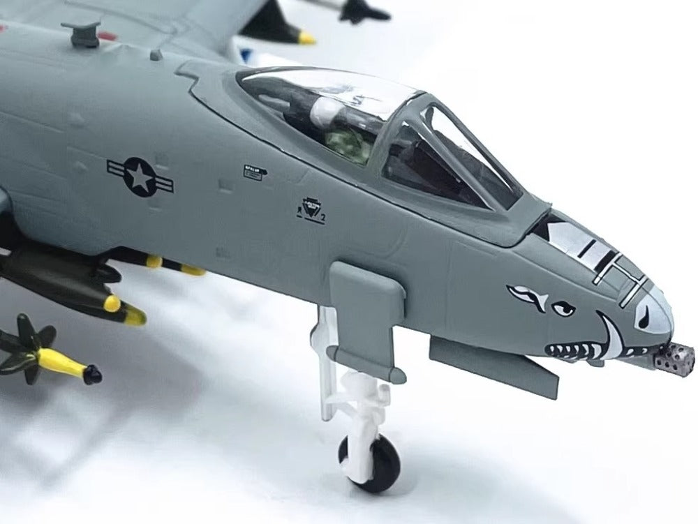 1/100 Scale A-10C Thunderbolt II Warthog USAF Close Air Support Attack Aircraft Diecast Model