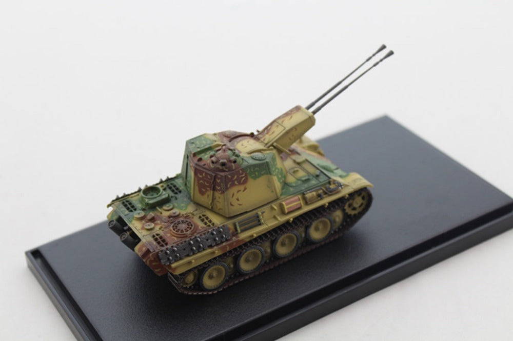 1/72 Scale 5.5cm Ziwilling Flakpanzer WWII German Anti-Aircraft Tank Pre-Built Model