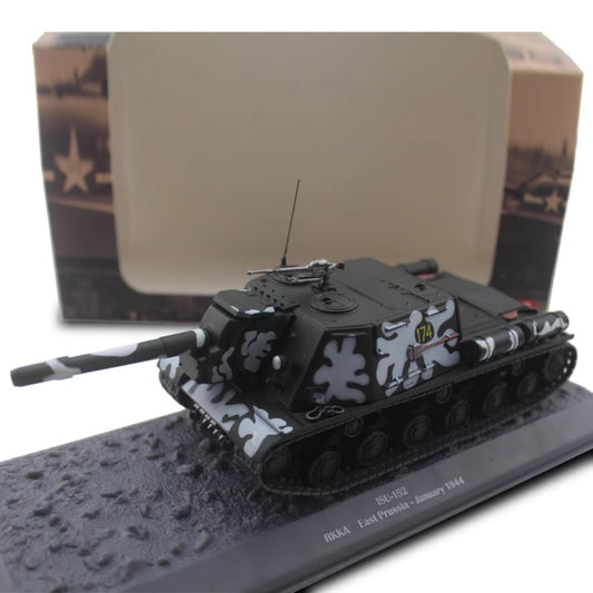 1/43 Scale 1944 ISU-152 WWII Soviet Self-Propelled Gun Diecast Model