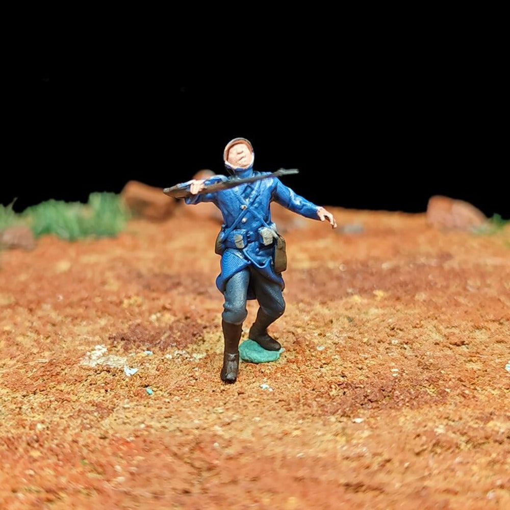 1/72 Scale Soldiers Painted Figures for Model Battlefield Dioramas