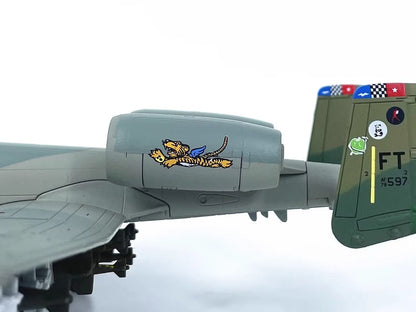 1/100 Scale Fairchild Republic A-10 Thunderbolt II Warthog Flying Tiger US Attack Aircraft Diecast Model