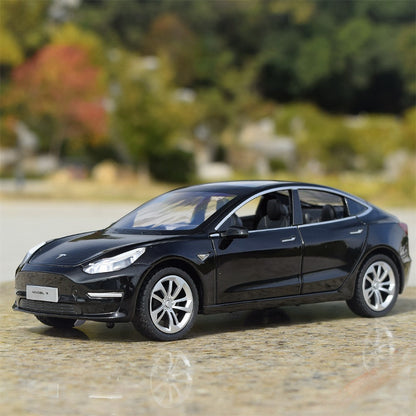 1/24 Scale Tesla Model 3 Electric Car Diecast Model