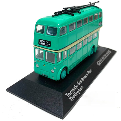 1/76 Scale Teesside Sunbeam Roe Trolleybus Diecast Model