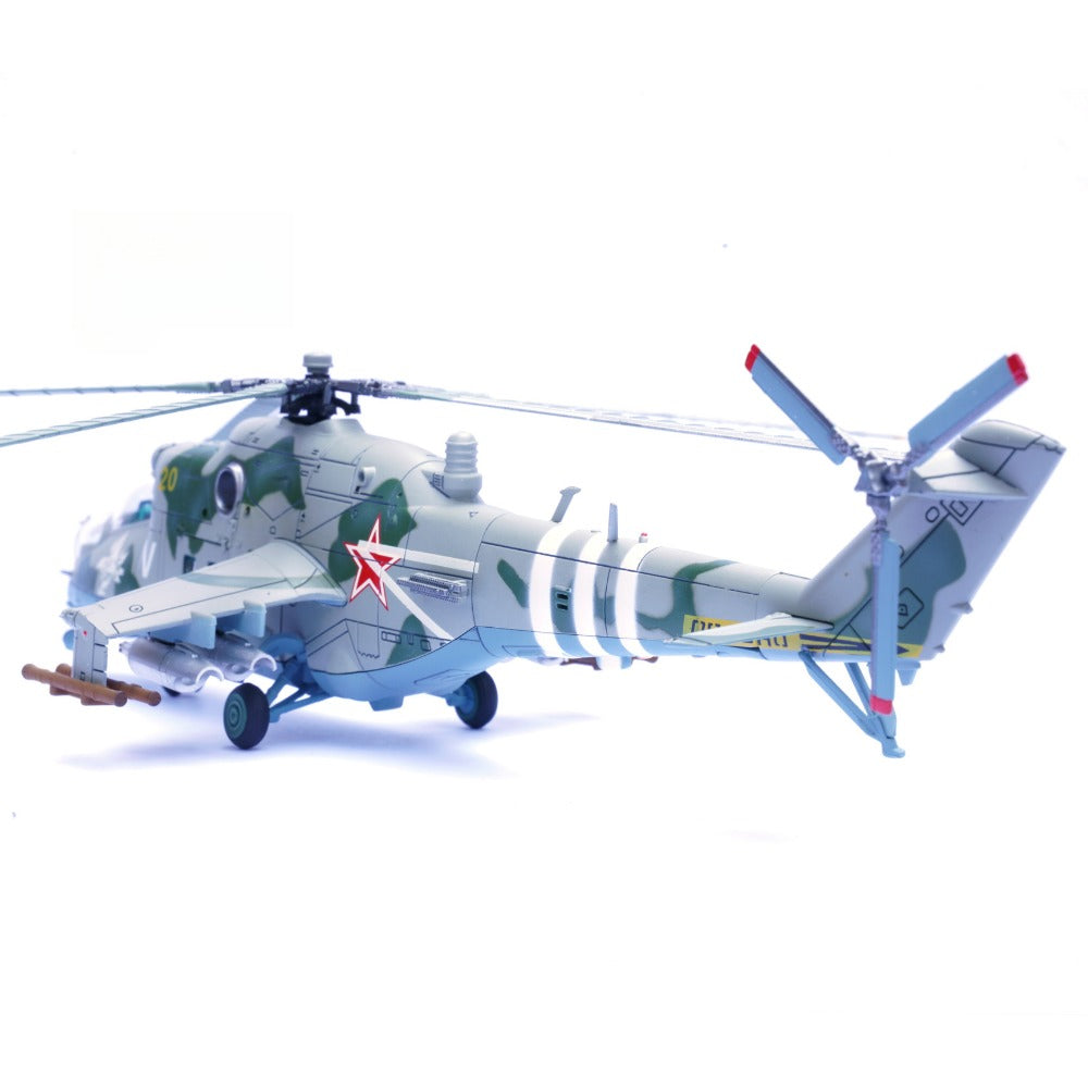 1/72 Scale Mil Mi-24V Attack Helicopter Russo-Ukrainian War Zaporizhzhia Diecast Model Aircraft
