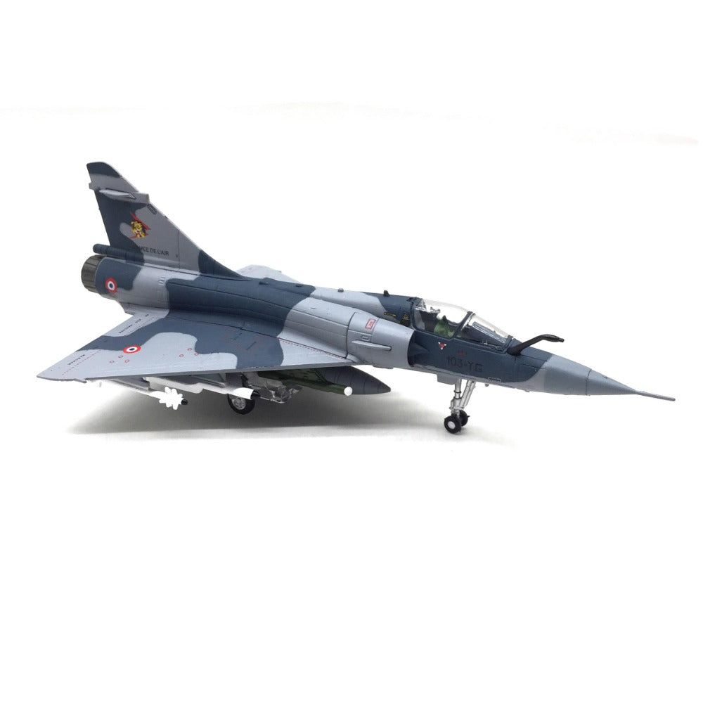 1/100 Scale Dassault Mirage 2000 French Multirole Fighter Aircraft Diecast Model
