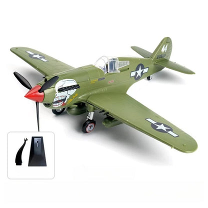 1/48 Scale Curtiss P-40 Warhawk WWII Fighter Bomber Pre-built Plastic Collectible Model Aircraft
