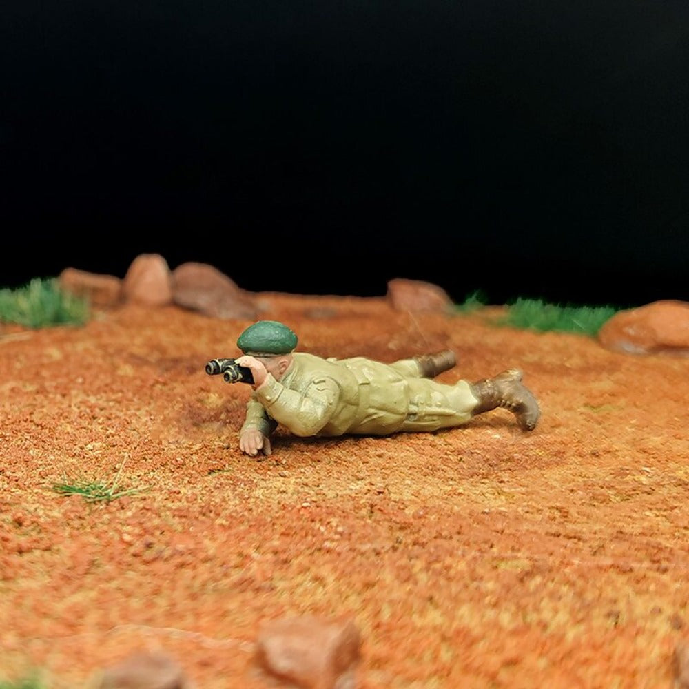 1/72 Scale Soldiers Painted Figures Set for Model Dioramas