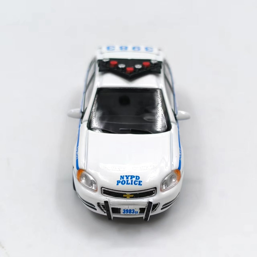 1/64 Scale Chevrolet Impala NYPD Police Car Diecast Model