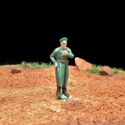 1/72 Scale WWII Soldiers Painted Figures Set for Model Dioramas
