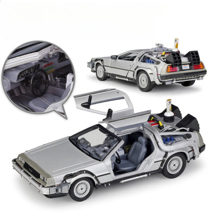 1/24 Scale DMC DeLorean Time Machine Fly Mode Back to the Future II Diecast Model