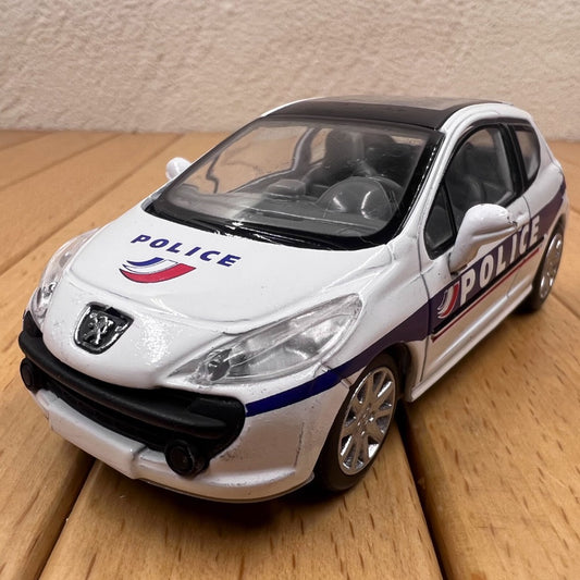 1/43 Scale Peugeot 207 Police Car Diecast Model