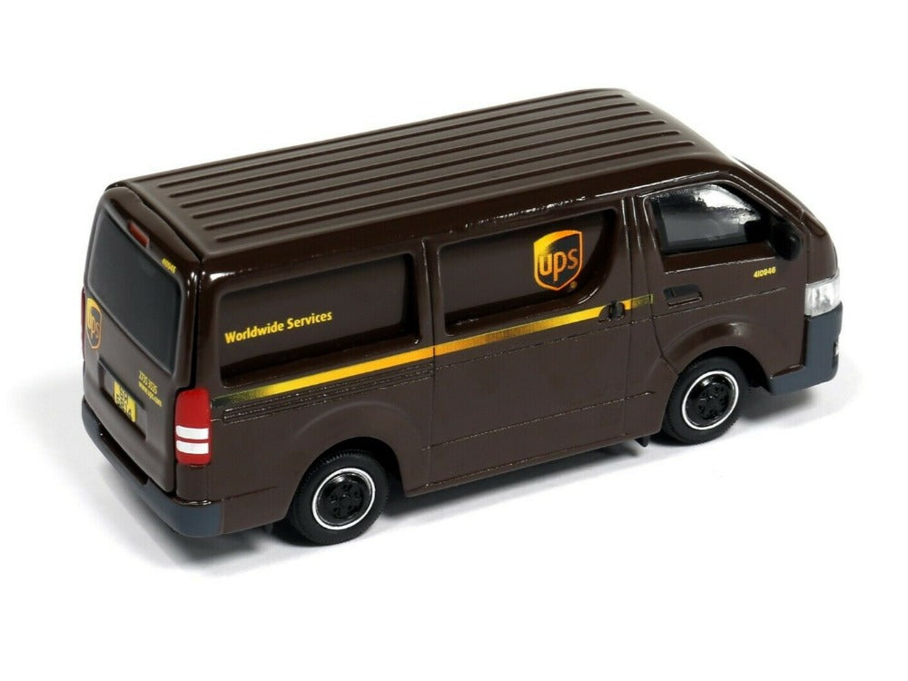 1/64 Scale Toyota HiAce H300 UPS Delivery Van Diecast Model