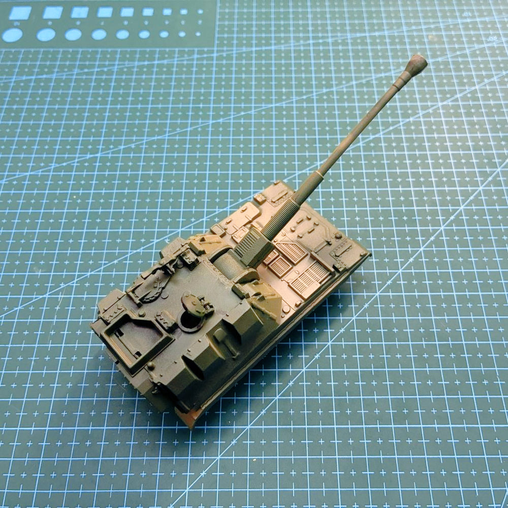 1/72 Scale AS-90 British Armoured Self-Propelled Howitzer Pre-built Plastic Collectible Model