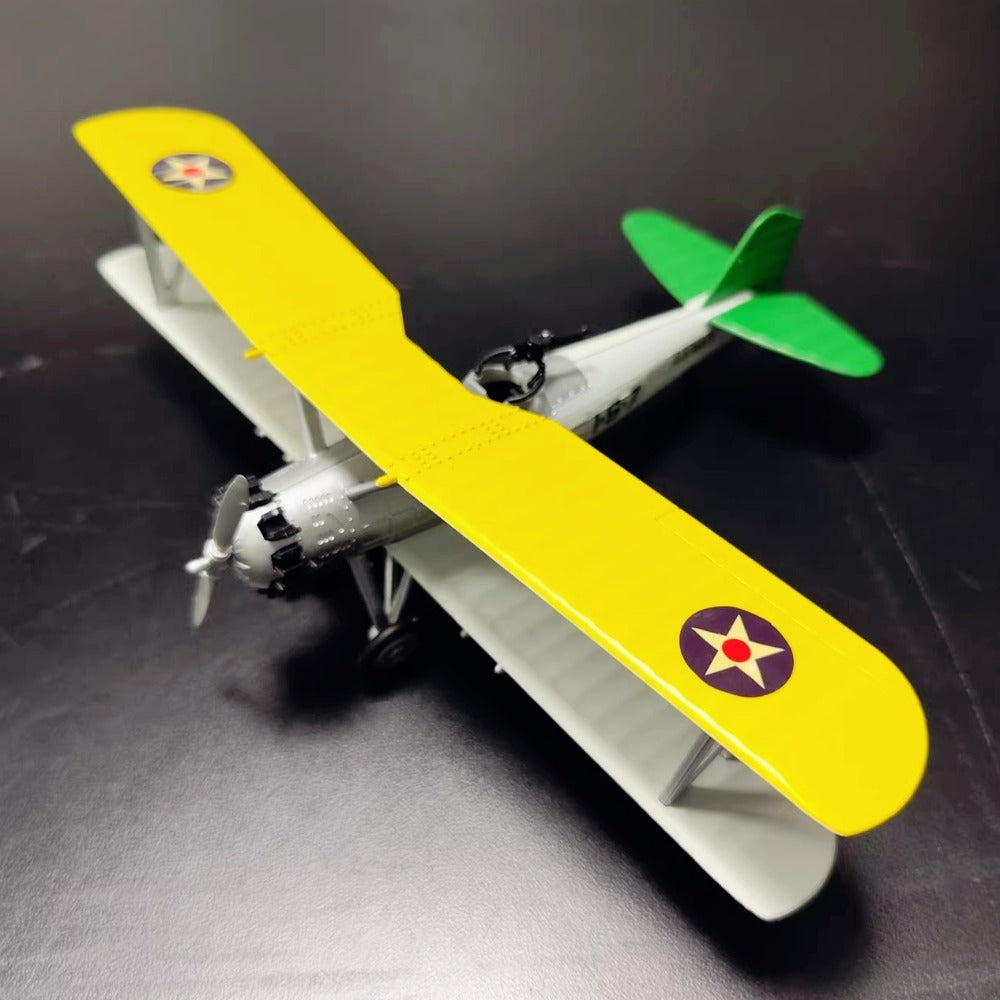 1/48 Scale Vought O2U Corsair US Biplane Scout Observation Aircraft Pre-built Plastic Collectible Model