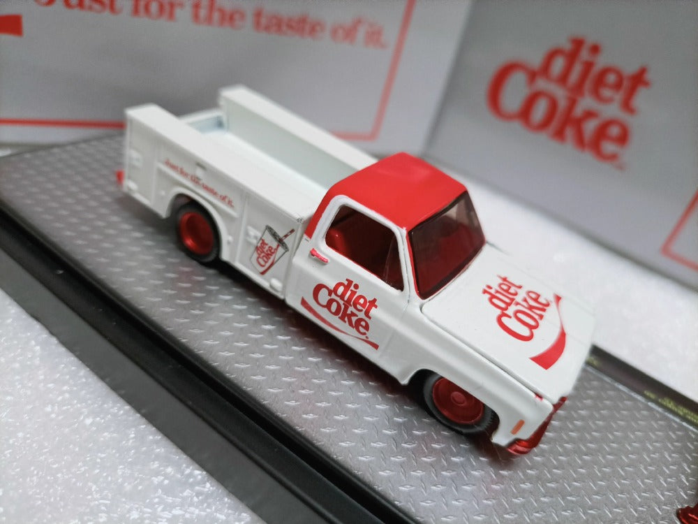 1/64 Scale 1973 Chevrolet Cheyenne Super 30 & 1975 GMC Sierra Grande 15 Diet Coke Diecast Model Car