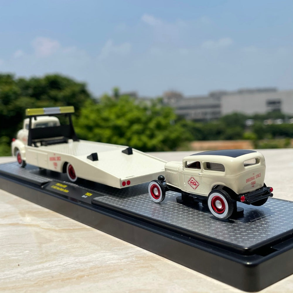 1/64 Scale 1956 Ford COE Truck & 1932 Ford Tudor Sedan Diecast Model