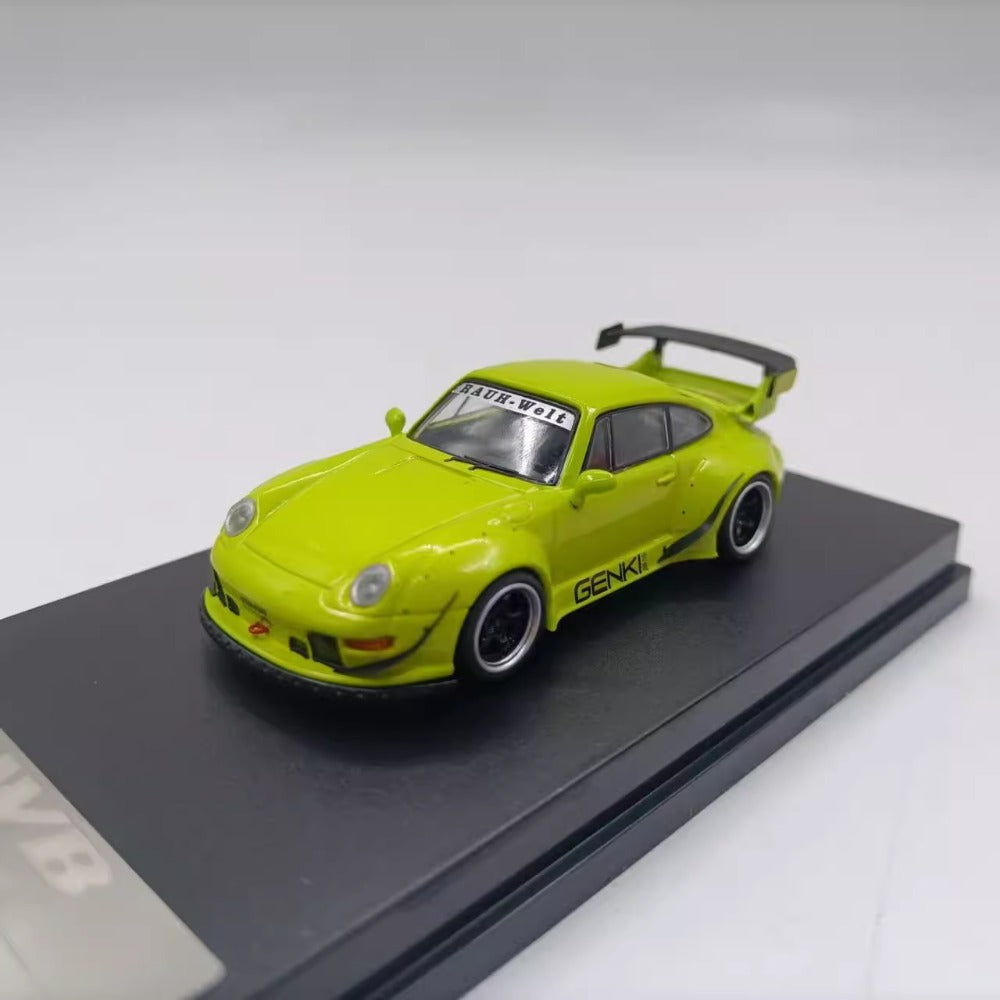 1/64 Scale RWB Porsche 911 (993) Sports Car Diecast Model