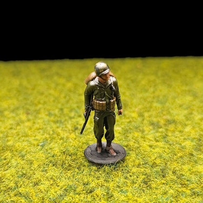 1/72 Scale WWII US Soldiers Painted Figures for Model Dioramas
