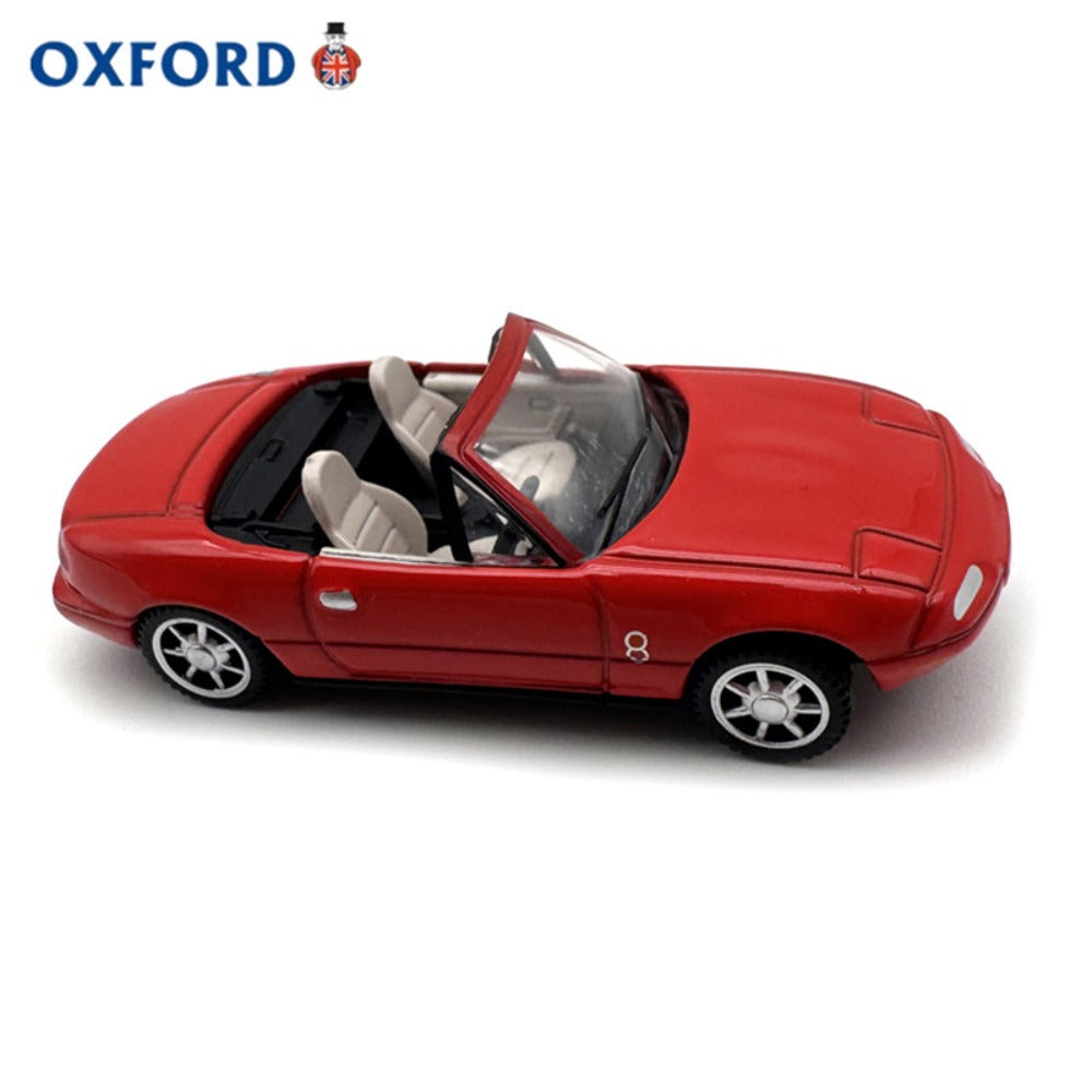 1/76 Scale Mazda MX-5 Sports Car Convertible Red Diecast Model