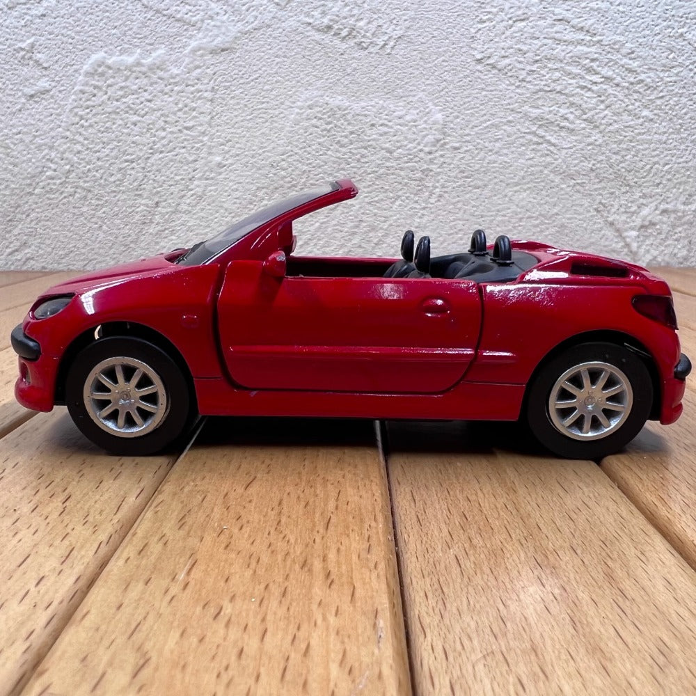 1/32 Scale Peugeot 206 CC Convertible Diecast Model Car