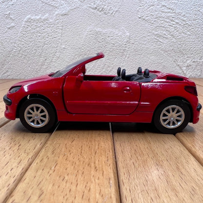 1/32 Scale Peugeot 206 CC Convertible Diecast Model Car