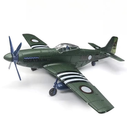 1/48 Scale North American Aviation P-51 Mustang US Fighter Pre-built Plastic Collectible Model Aircraft