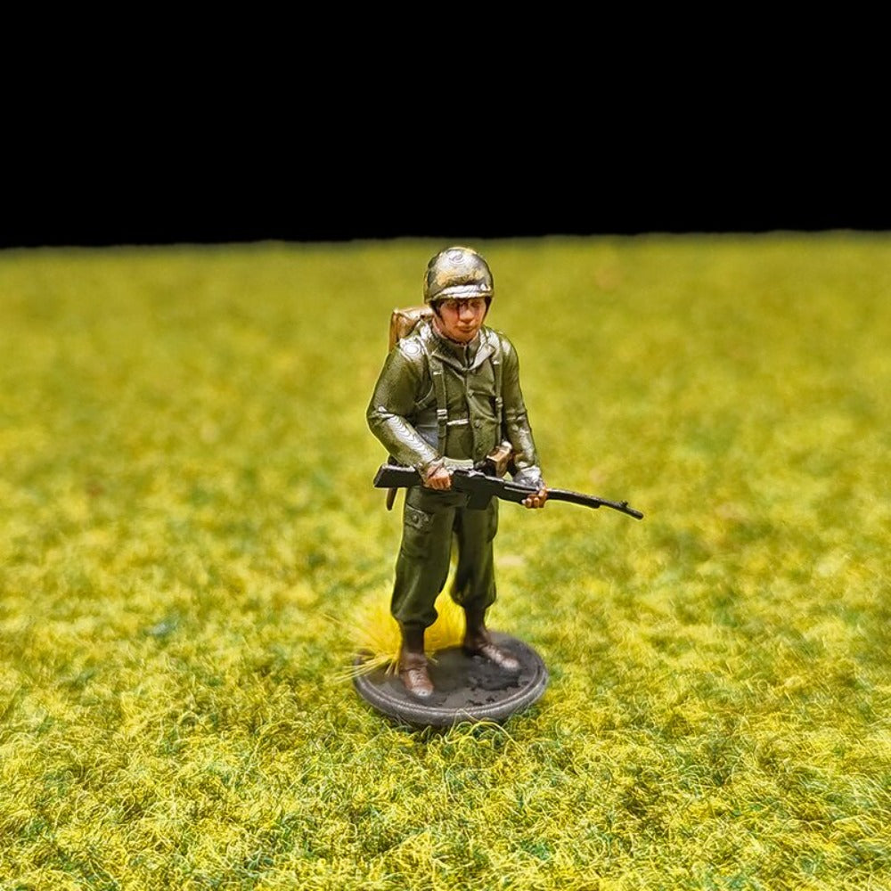 1/72 Scale WWII US Soldiers Painted Figures for Model Dioramas
