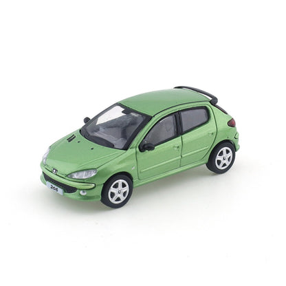 1/64 Scale Peugeot 206 5-door Hatchback Diecast Model Car