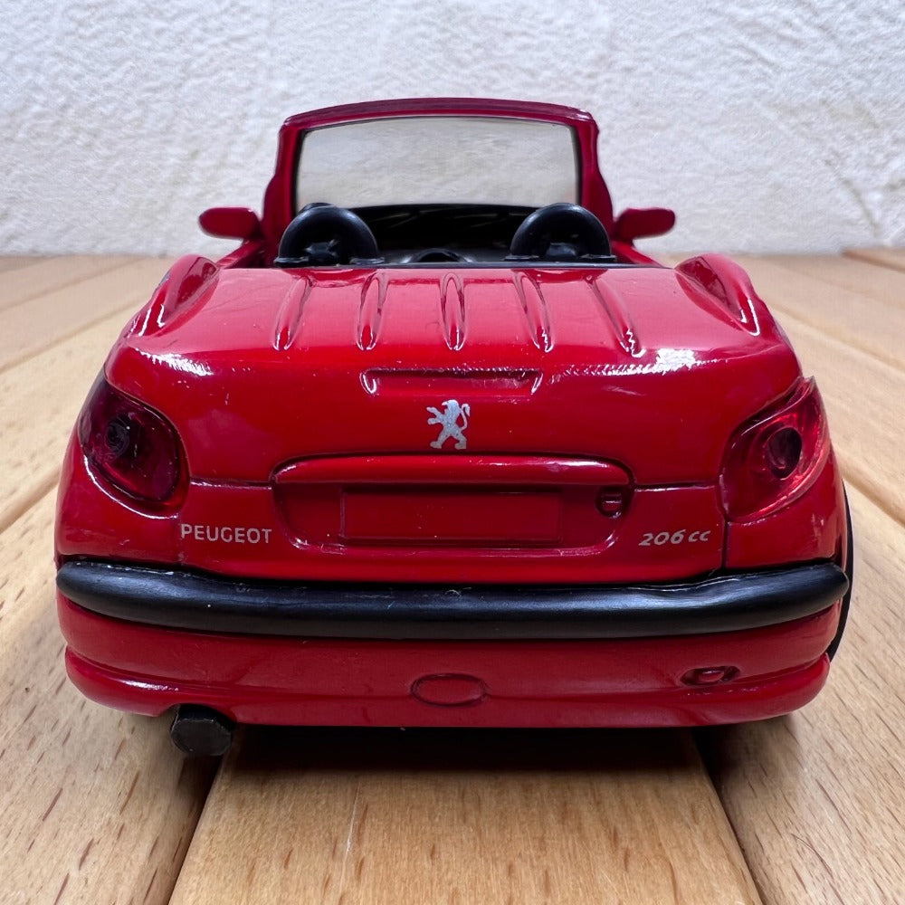 1/32 Scale Peugeot 206 CC Convertible Diecast Model Car