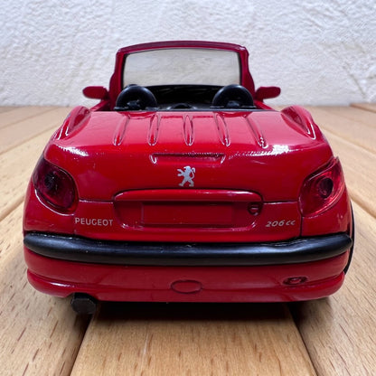 1/32 Scale Peugeot 206 CC Convertible Diecast Model Car