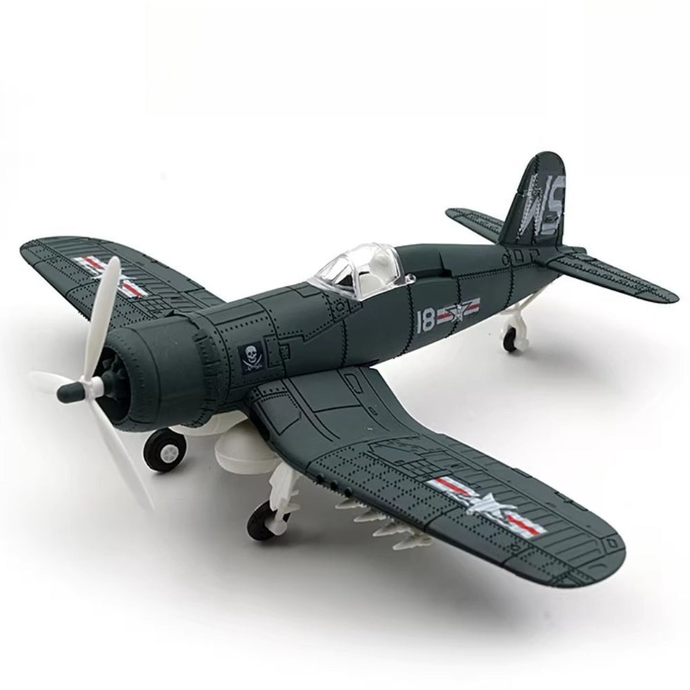 1/48 Scale Vought F4U Corsair American Carrier-Based Fighter-Bomber Pre-built Plastic Collectible Model Aircraft