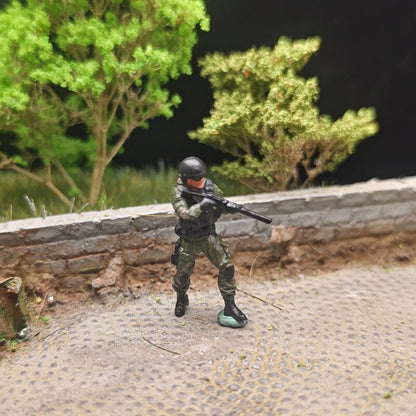1/72 Scale Russian Special Operations Forces Soldiers Painted Figures for Model Dioramas