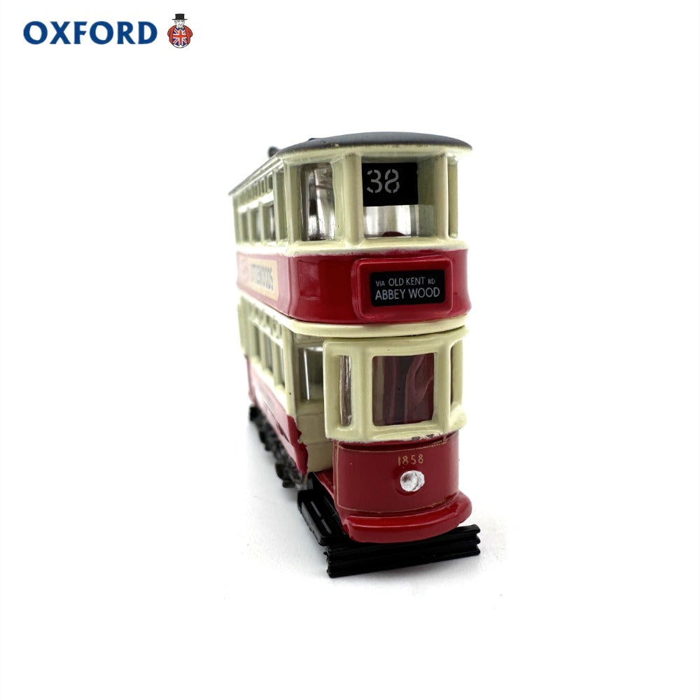 1/148 Scale No. 38 London Tram Double-Decker Bus Diecast Model