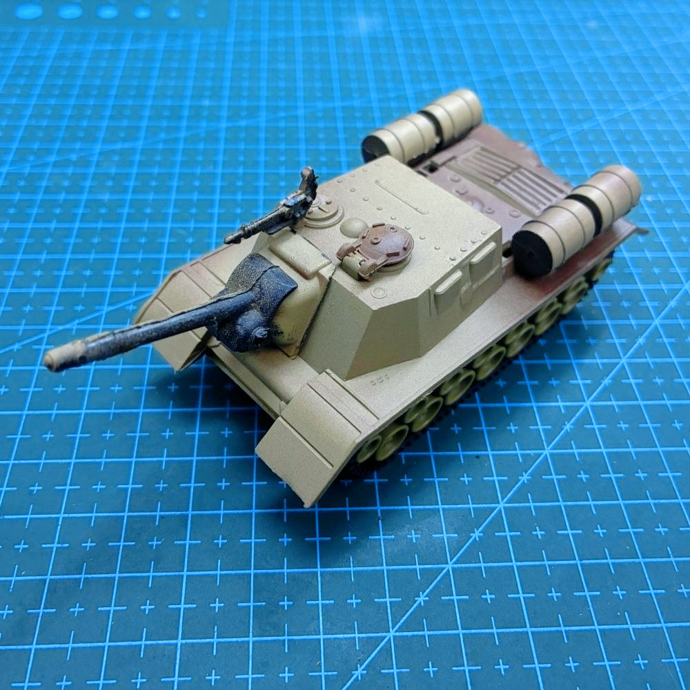 1/72 Scale ISU-152 Soviet Self-Propelled Heavy Assault Gun Pre-built Plastic Collectible Model