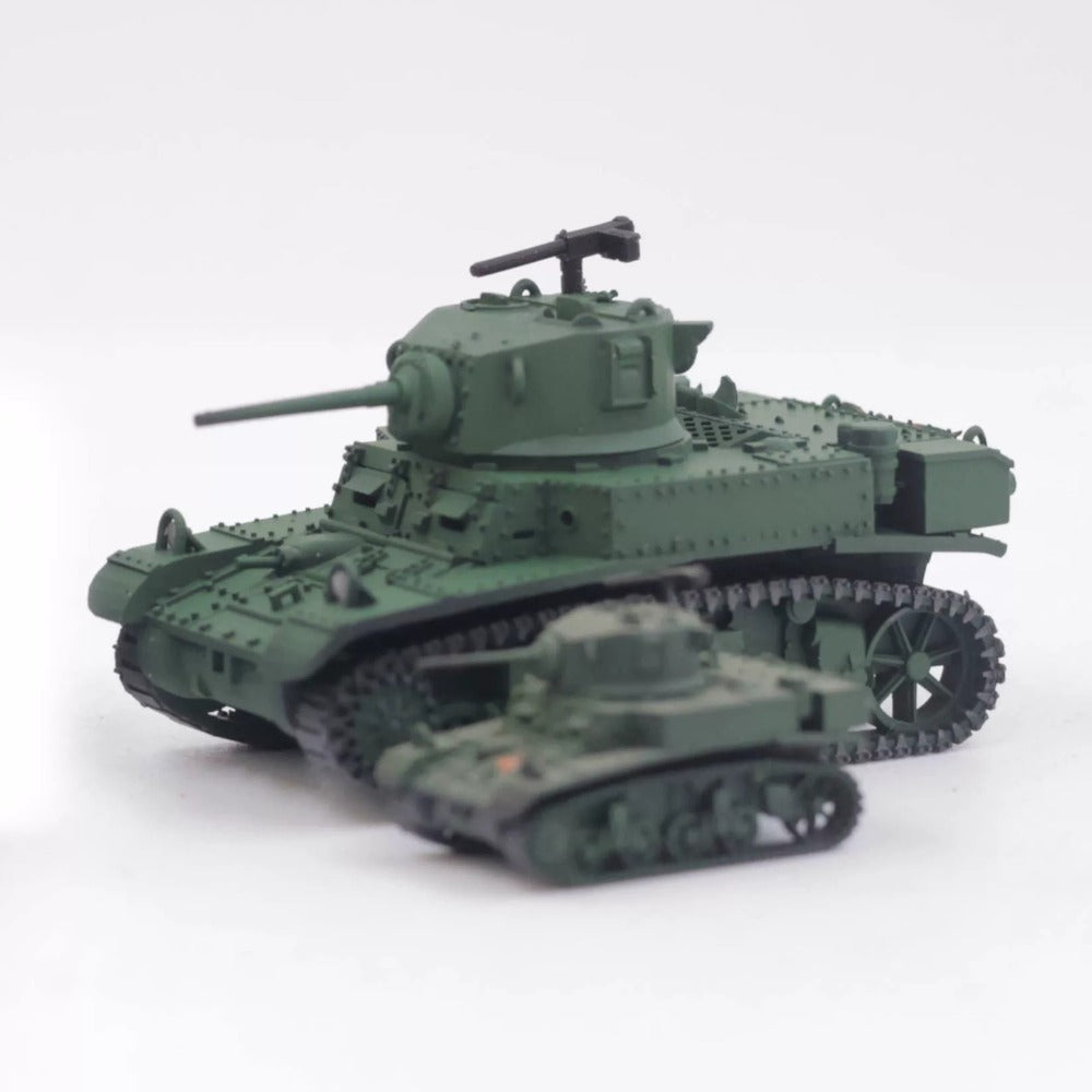 1/72 Scale M3 Stuart WWII US Light Tank Prebuilt Model