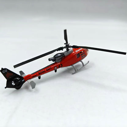 1/100 Scale Aérospatiale Gazelle SA 341 French Helicopter Diecast Model
