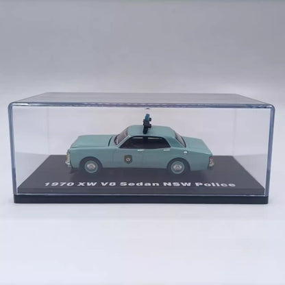1/64 Scale 1970 Ford Falcon XW Sedan New South Wales Police Car Diecast Model